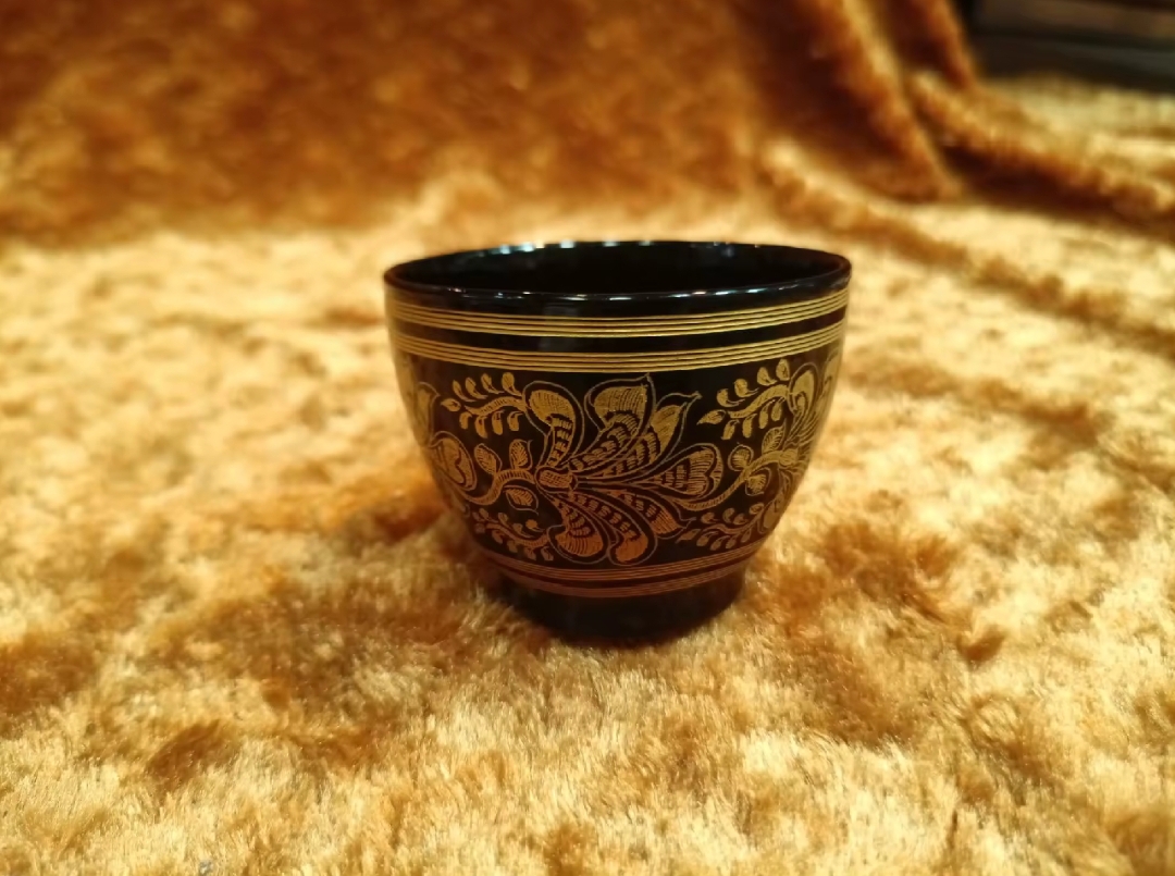 ถ้วยชาเครื่องเขินพม่า - Image 4