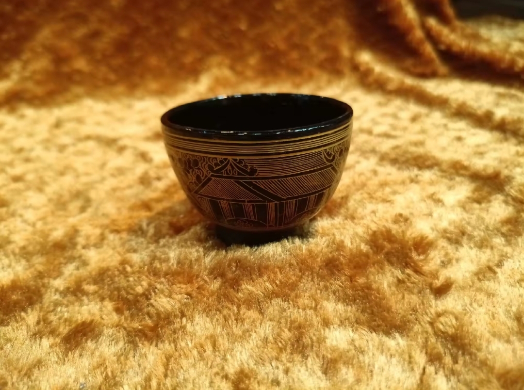 ถ้วยชาเครื่องเขินพม่า - Image 2